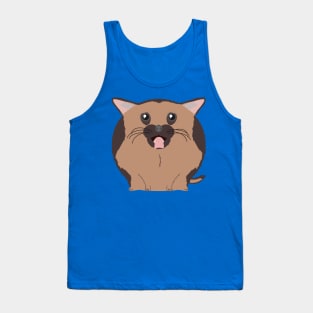 Sfurical round German Shepherd Alsatian dog Tank Top